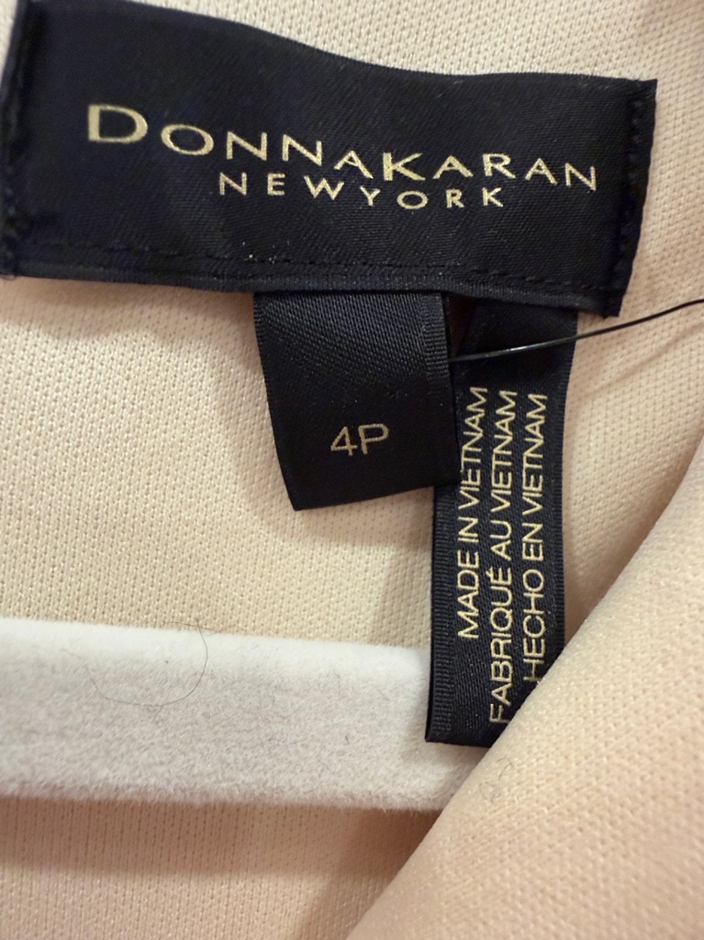 Donna Karan NY Women's Sleeveless Scuba Sheath Dress size 4P NEW - Picture 9 of 13